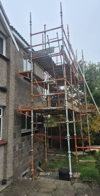 Advanced scaffold structure in London